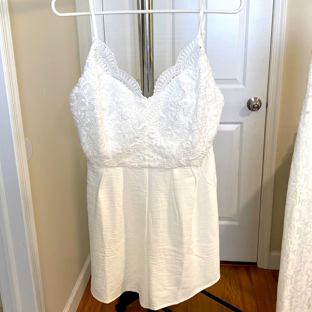 Brand New Romper. Blashe Brand. Size Small. White.